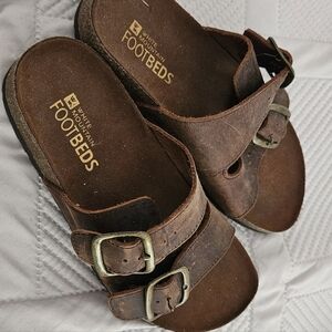 youth leather sandals